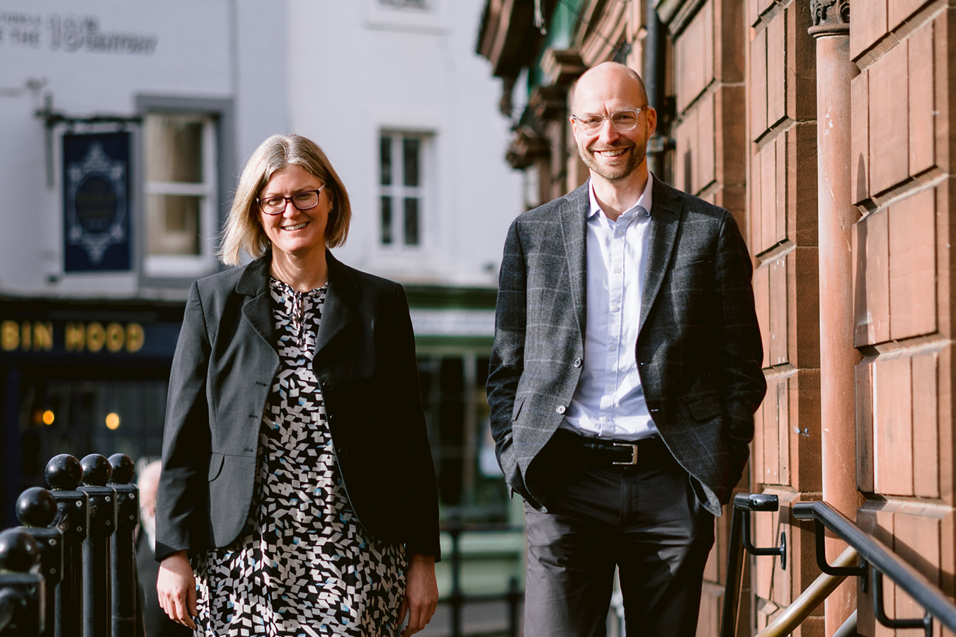Elspeth and Zack, Penrith Building Society