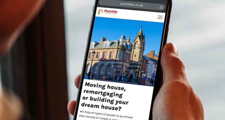 New Penrith Building Society website relaunch by Readysalted