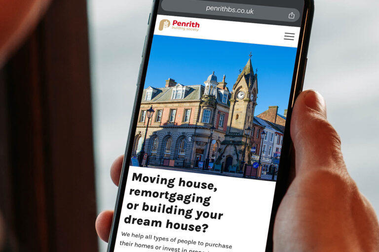 New Penrith Building Society website relaunch by Readysalted